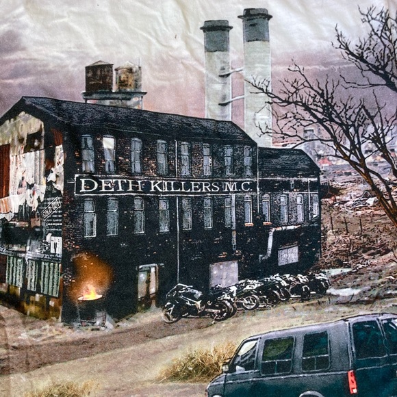 Very rare all-over print Des Kiraz by Deth Killers 2000 t-shirt. Size Large. - Picture 4 of 5